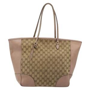 Gucci GG Canvas Tote Bag Beige